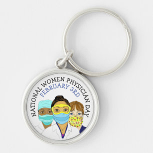 Porte-clés Journée nationale des femmes médecins 3 février