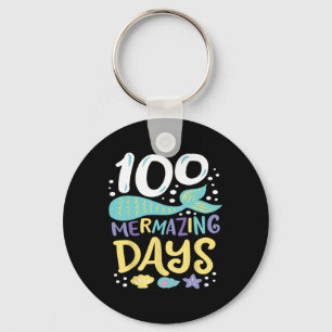 Porte-clés Jours De L'École 100 Jours Mermazing De L'École Me