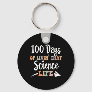 Porte-clés Jours De Science 100e Jour D'École Pour Enseigner