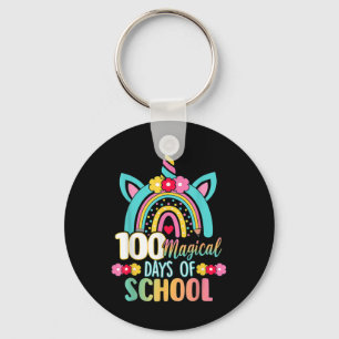 Porte-clés Jours Magiques De L'École Unicorn Rainbow Teacher