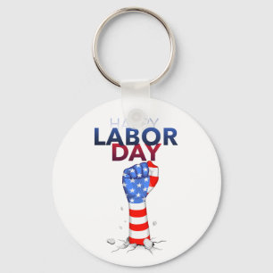 Porte-clés Joyeuse fête du Travail 