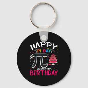 Porte-clés Joyeuse Fête Pi Anniversaire Amoureux Des Maths Ou