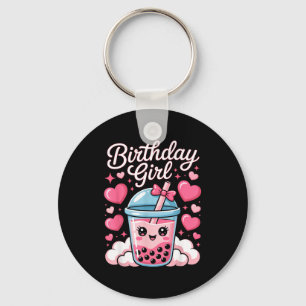 Porte-clés Joyeuse Fille D'anniversaire Arc Rose Mignon Bubbl