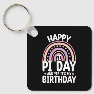 Porte-clés Joyeuse journée de Pi et oui c'est mon anniversair