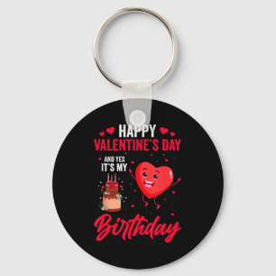 Porte-clés Joyeuse Saint-Valentin & Oui C'est Mon Anniver