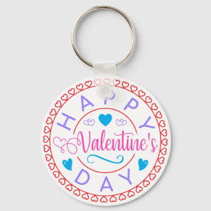 Porte-clés Joyeuse Saint-Valentin Cercle Design-67127