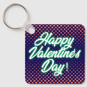 Porte-clés Joyeuse Saint-Valentin Néon Design-23692