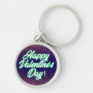 Porte-clés Joyeuse Saint-Valentin Néon Design-23692