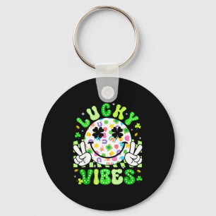 Porte-clés Joyeuse st patricks day vibes chanceuses trèfle fe