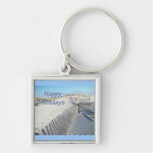 Porte-clés Joyeuses fêtes Dunes de sable et clôtures
