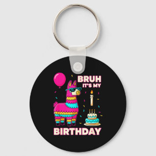 Porte-clés Joyeux Anniversaire Bruh C'est Mon Anniversaire Dr