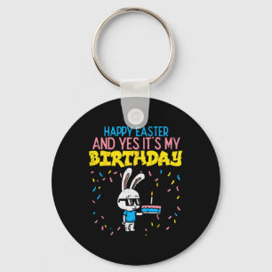 Porte-clés Joyeux Anniversaire de Pâques Bunny Cake Anniversa