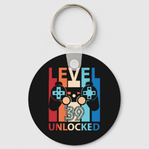 Porte-clés Joyeux Anniversaire Joueur Niveau &#; Ans Débloqu