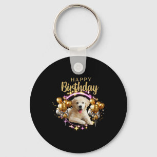 Porte-clés Joyeux anniversaire Labrador Retriever