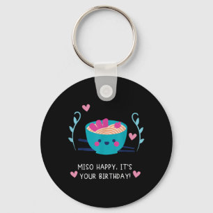 Porte-clés Joyeux anniversaire Miso Cuisine japonaise Citatio