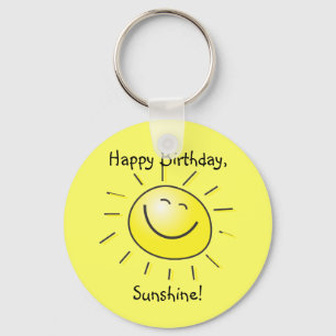 Porte-clés Joyeux anniversaire, soleil !