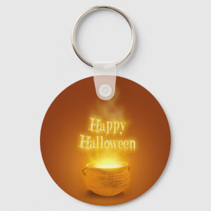 Porte-clés Joyeux Caldron de la sorcière d'Halloween
