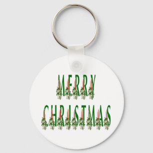 Porte-clés Joyeux Noël bougie Police