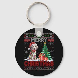 Porte-clés Joyeux Noël Dalmatien Famille Amoureux des chiens 