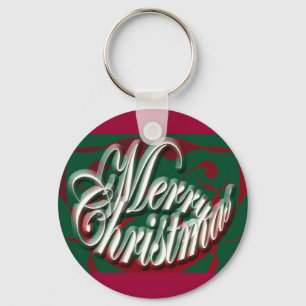 Porte-clés Joyeux Noël en Porte - clé vert