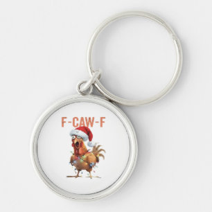 Porte-clés Joyeux Noël F Caw F Design Rétro Cool