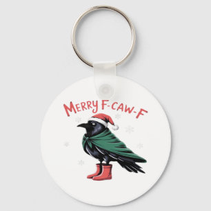 Porte-clés Joyeux Noël F Caw F Style Classique Vintage