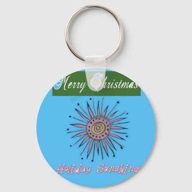 Porte-clés Joyeux Noël Sunshine Holiday.png (Recto)