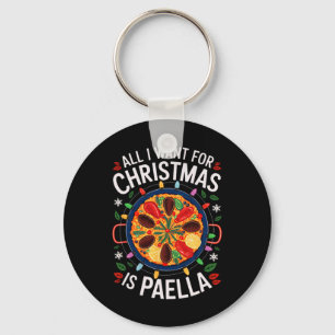 Porte-clés Joyeux Noël Tout Ce Que Je Veux Pour Noël Paella M