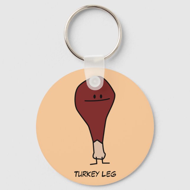 Porte-clés Joyeux oiseau de protéine de canne à tambour à jam (Recto)