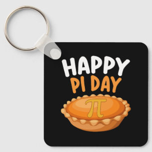 Porte-clés Joyeux Pi Day Tarte Mathématiques Maths Arc-en-cie