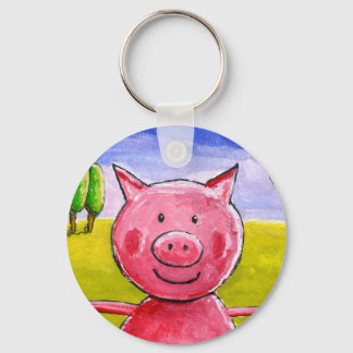 Porte-clés Joyeux porc