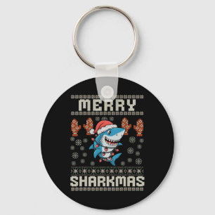 Porte-clés Joyeux Sharkmas Sharkmas Noël Vilain Noël Enfants