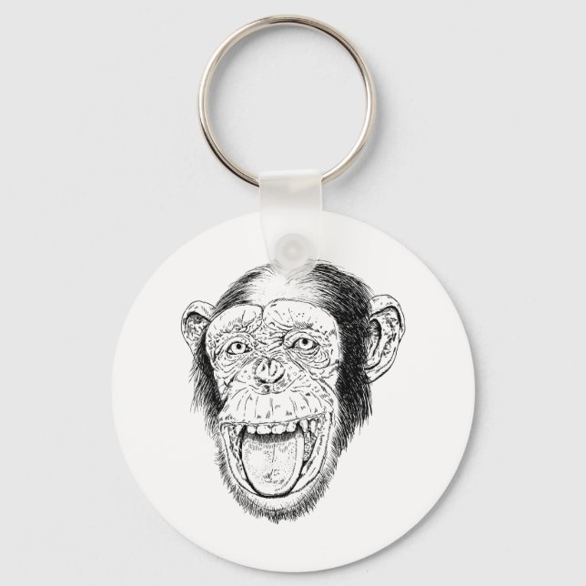 Porte-clés Joyeux singe (Recto)