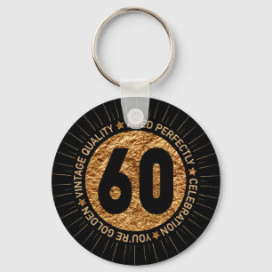 Porte-clés JOYEUX soixantième ANNIVERSAIRE