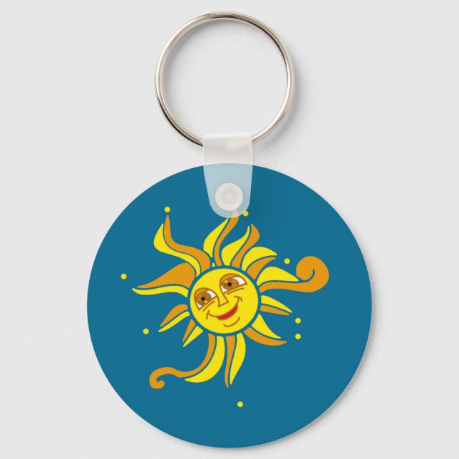 Porte-clés Joyeux soleil (Recto)