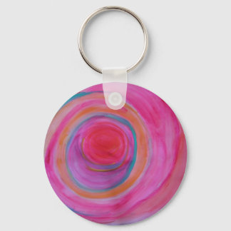 Porte-clés Joyeux taureaux colorés- Clé oculaire -chaîne
