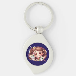 Porte-clés Joyful Moments with My Kitties