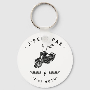 Porte-clés J'peux pas j'ai moto