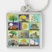 Judaica 12 tribus d'art de l'Israël