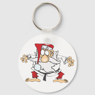Porte-clés Judo-Père Noël