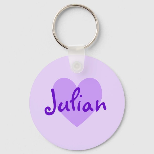 Porte-clés Julian en violet (Recto)