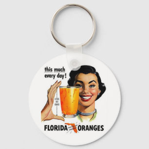 Porte-clés Jus d'orange de la Floride