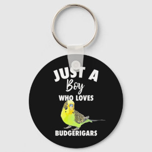 Porte-clés Just A Boy Who Loves Budgerigars Parrot