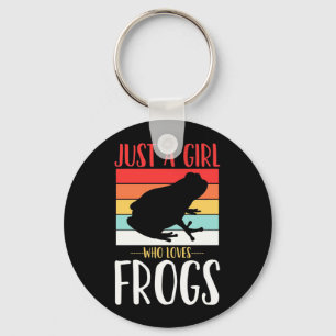 Porte-clés Just A Girl Who Loves Frog