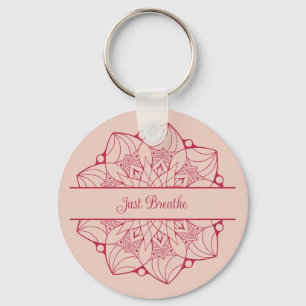 Porte-clés Just Breathe - Custom Mandala