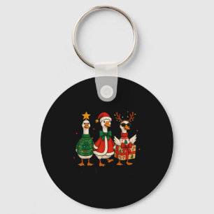 Porte-clés Just Jolly Oie Noël Père Noël Renne Xmas Sapin