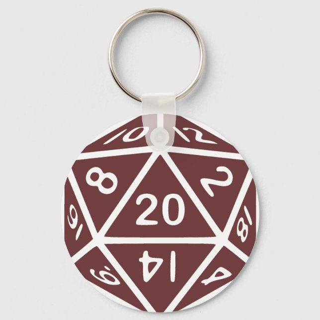 Porte-clés Juste D20 (Recto)
