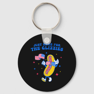 Porte-clés Juste Ici Pour Les Glizzies Drôle Le 4 Juillet Wi