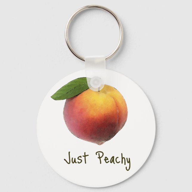 Porte-clés Juste Peachy (Recto)