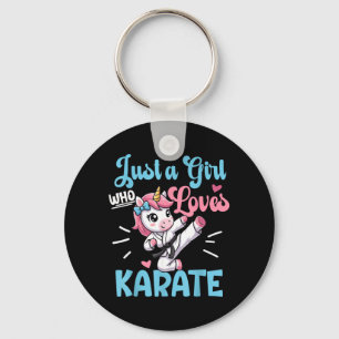 Porte-clés Juste Une Fille Qui Aime Le Karaté Taekwondo Licor